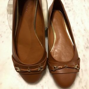 Banana Republic- Brown Addy Horsebit Flats